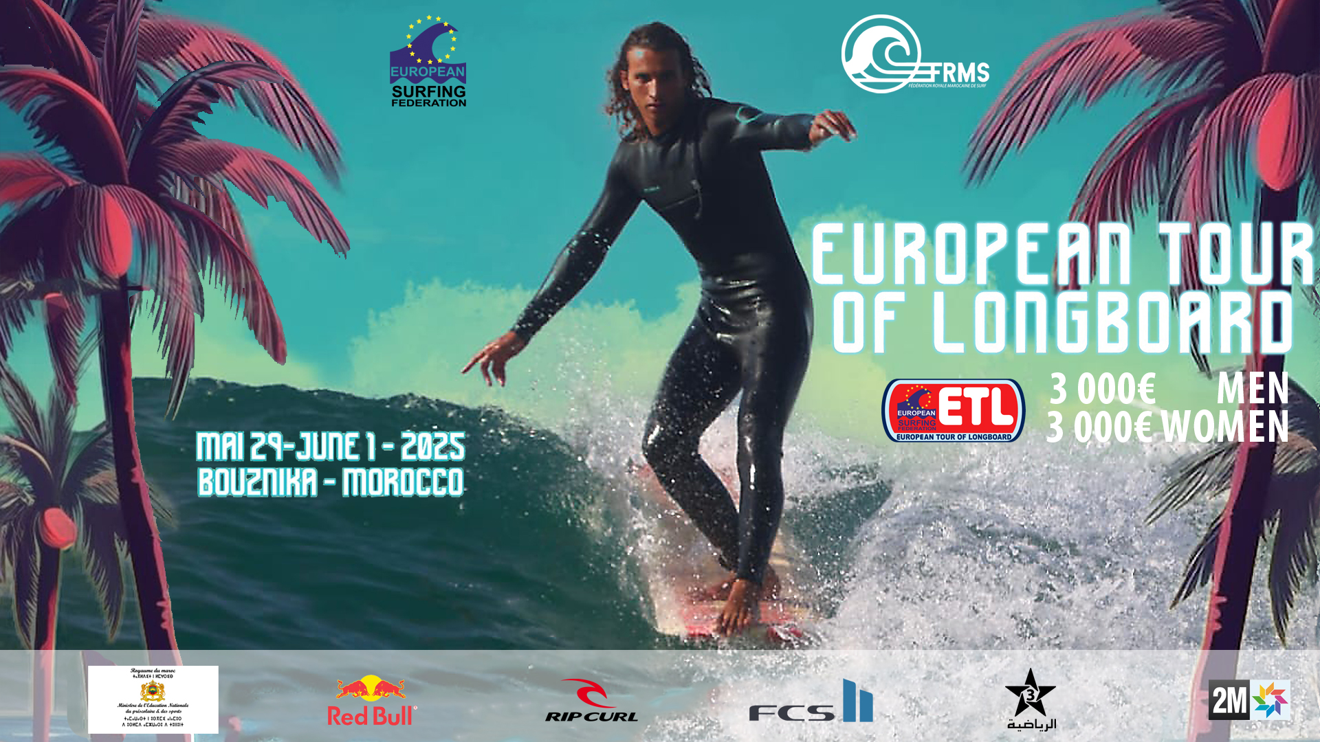 Marocco host the second step of the Euro Tour of Longboard.