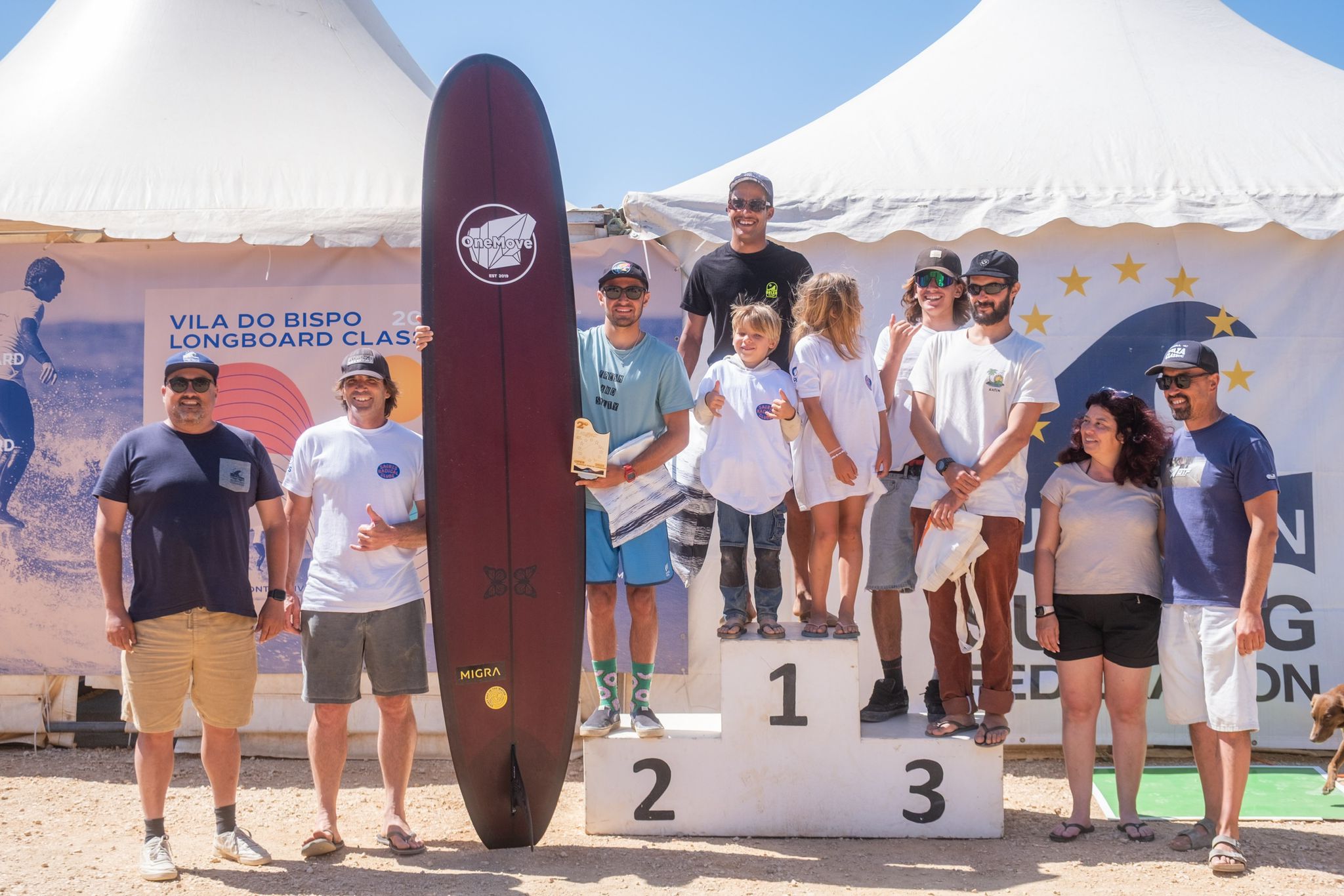 Open Womens Podium by Sagres Radical Surf Club